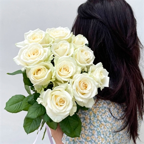 Букет «11 белых роз»