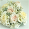 Валентинка из цветов "В белом" - фото 5782