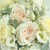Валентинка из цветов "В белом" - фото 5783