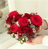 Валентинка из цветов "В красном" - фото 5787