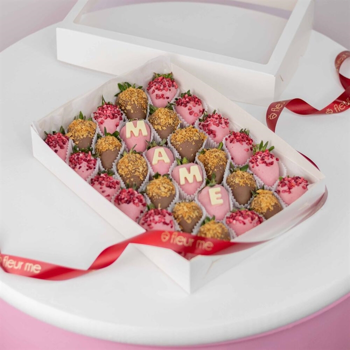 Набор клубники в шоколаде для мамы «Мераль» на 30 ягод - фото 6644