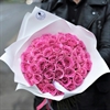 51 Розовая роза - 50 см - фото 5160