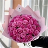 35 розовых роз - 50 см - фото 5762